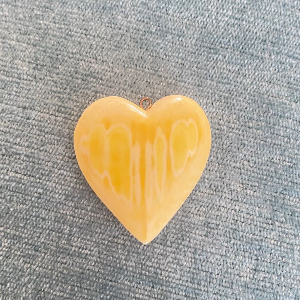 Ivory heart pendant